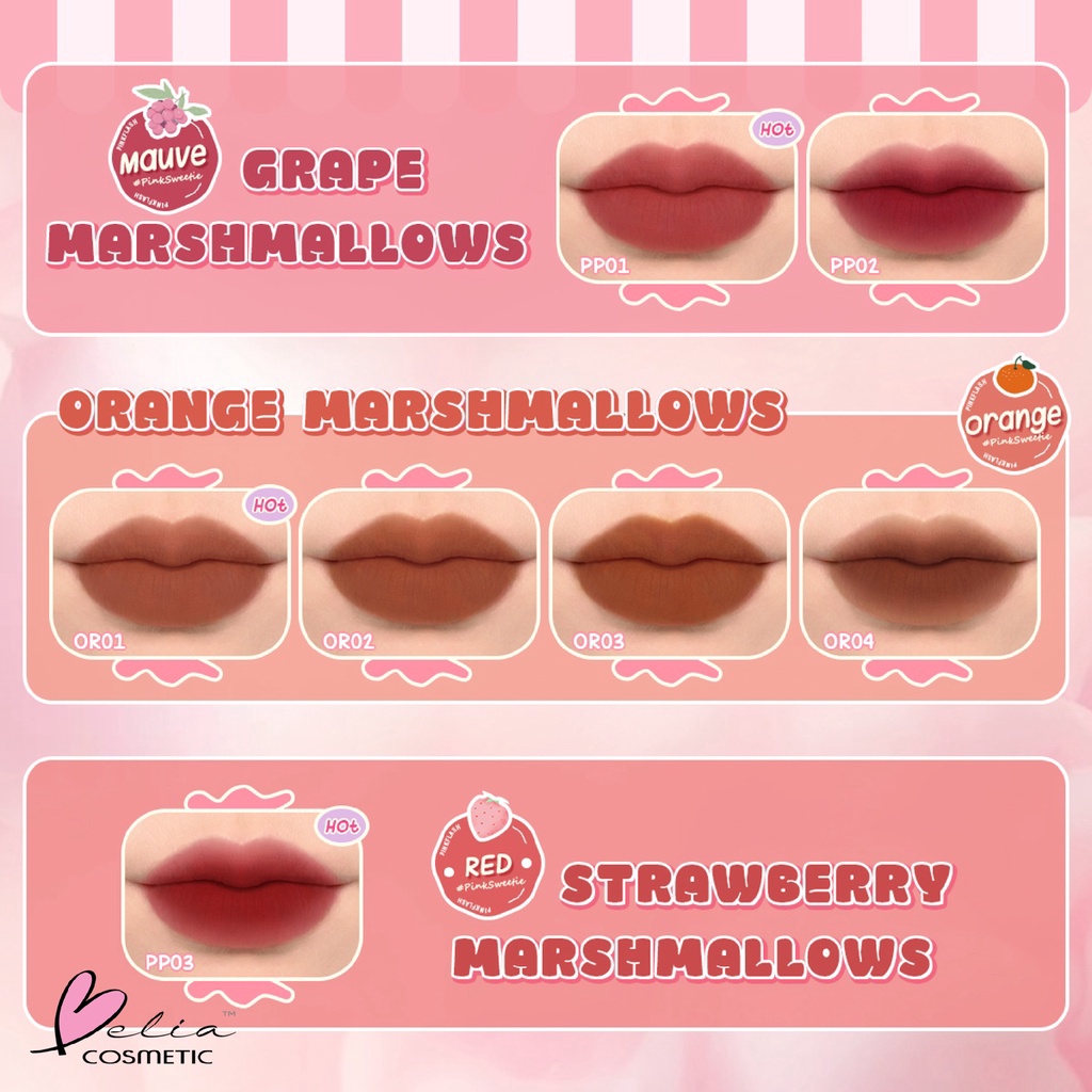 ❤ BELIA ❤ PINKFLASH Powdery LipGloss PF-L16 | Lipgloss | Pewarna bibir | BPOM