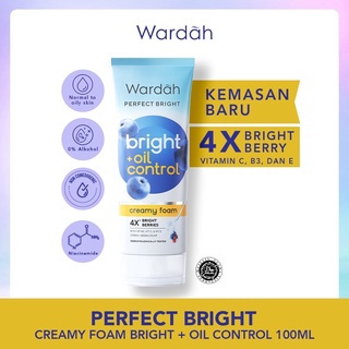 Wardah Perfect Bright Creamy Foam Bright+Oil Control