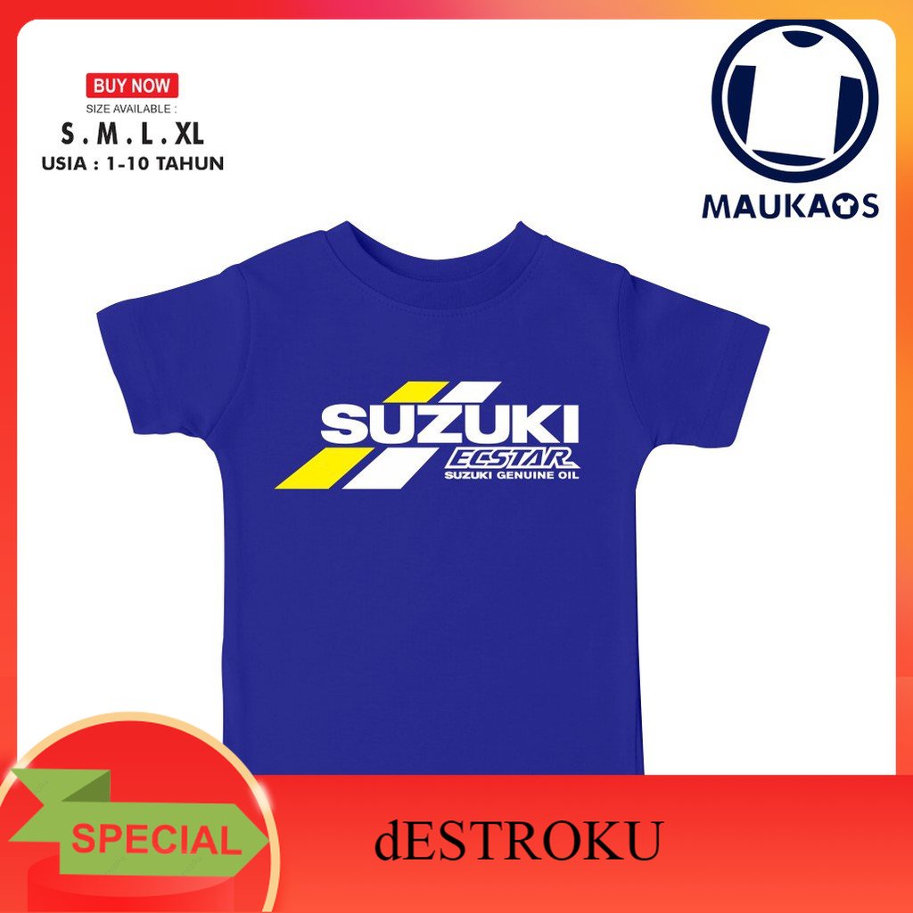 dESTROKU Kaos Anak Motogp Suzuki ECSTAR Team
