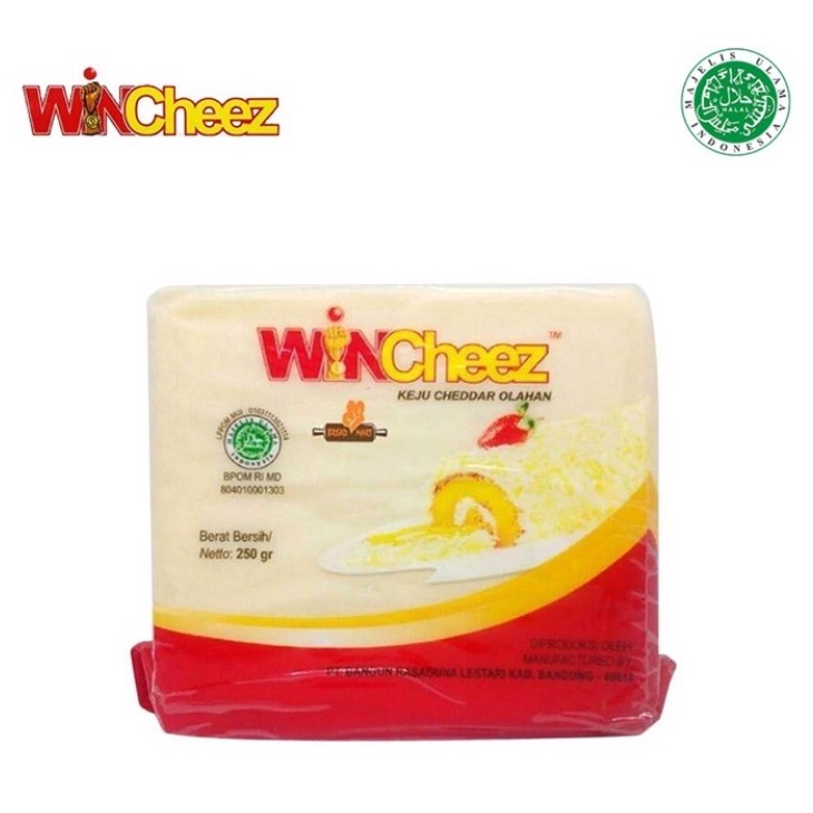 

Keju Cheddar Wincheez Kemasan 250gr