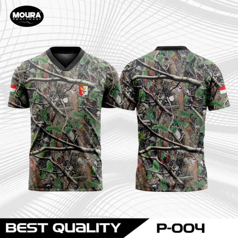 MOURA | Baju Jersey Camo  | Free Custom Nama Logo | Gratis Buff | Dryfit Premium