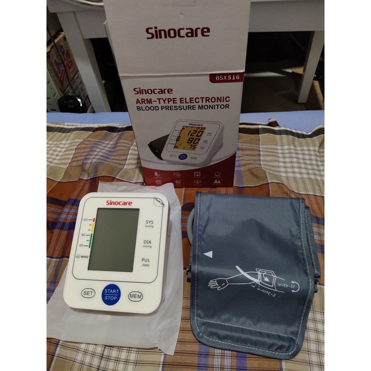 Tensimeter Digital Sinocare BSX 516 / Tensimeter Bahasa Indonesia