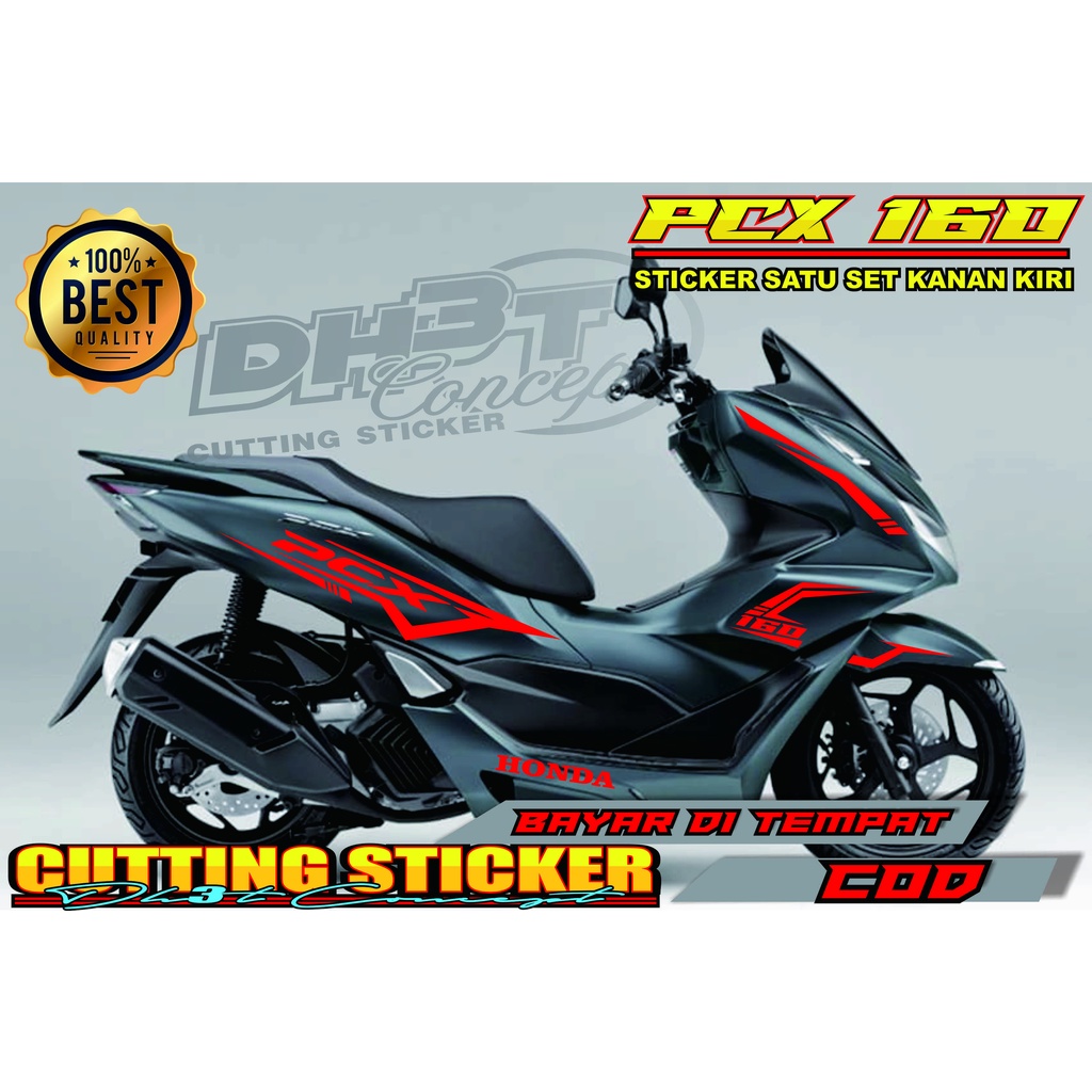STICKER PCX 160 CUTTING STICKER STRIPING PCX NEW MODEL 1 STICKER MOTOR KEREN