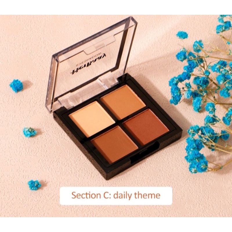 Herbaay eyeshadow palette 4 colors