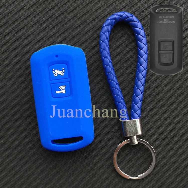 Case Kunci Remote Fob 2 / 3 Tombol Bahan Silikon Untuk Honda PCX160 Pcx 150 Hybrid X-ADV SH125 Scoopy SH300 Forza XADV 2021 SH 125 Pcx 160 300a 2018