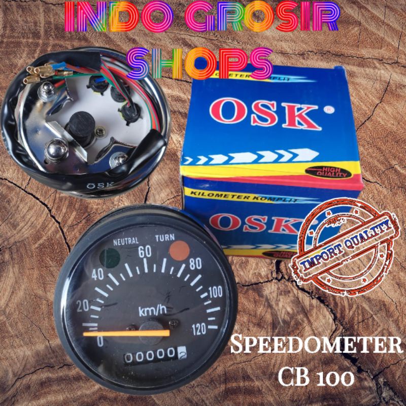 Speedometer Bulat klasik variasi custom cb 100 jastyle rx king tiger scorpio triumph bober scrambler