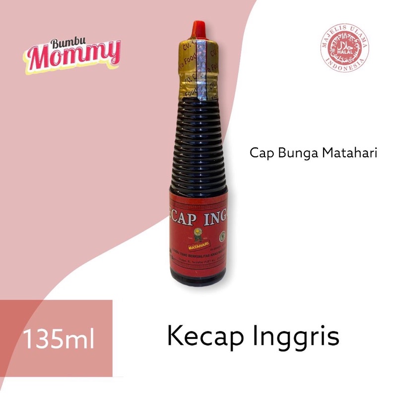 

Kecap Inggris | Cap Bunga Matahari | Halal | Ukuran (135ML)