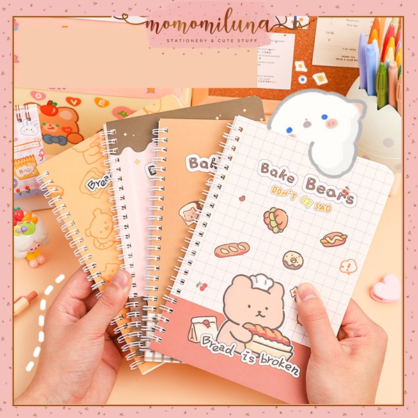 

Notebook spiral A5 60 lembarbuku tulis bergaris catatan sekolah jurnal lucu cute MK547