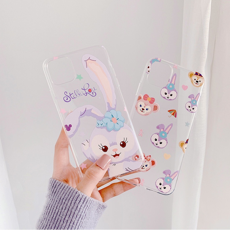 Case Pelindung Transparan Motif Kartun Kelinci Untuk Iphone 14 7 8 SE2020 7 + 8PLUS XS XR 11 12 13 PRO MAX
