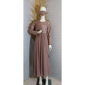 KEBAYA ORIGINAL // GAMIS MELISHA // BAHAN TILLE BORDIR MIX CERUTY PLUS PAYET // Kode EK