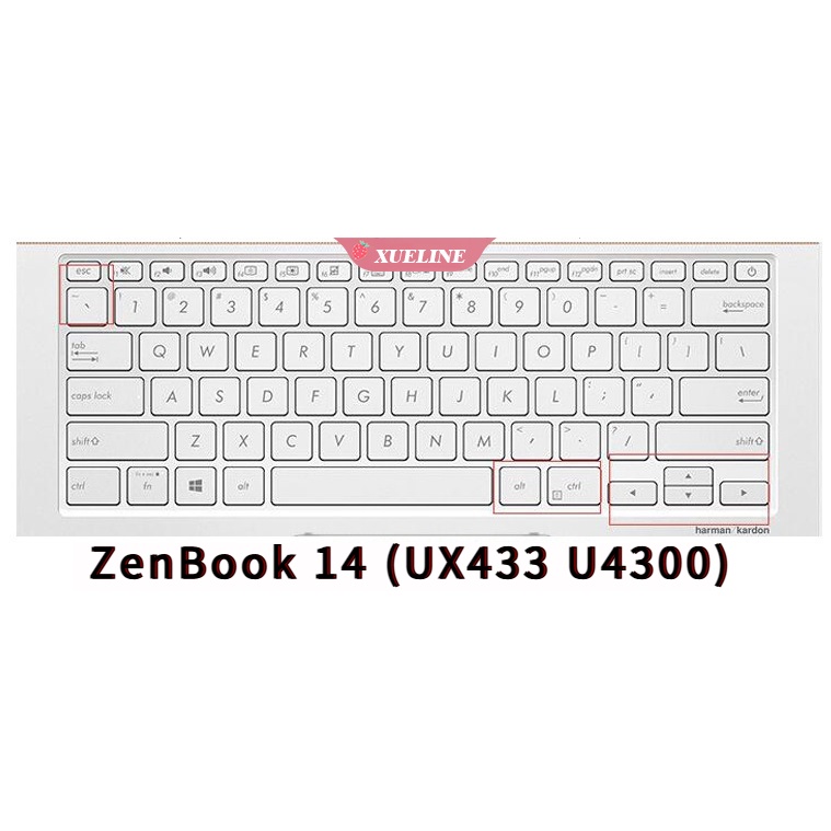 Asus ZenBook 14 (UX433) Film Pelindung Debu Keyboard Transparan Untuk Notebook Lingyao Deluxe14 U4300FN 14 &quot;(ZXL)