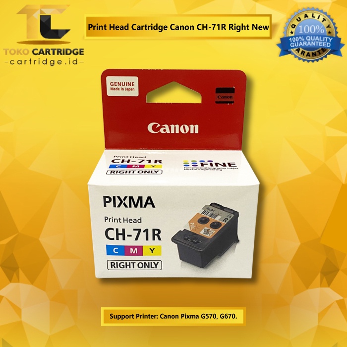 Head Cartridge CH 71L CH71L CH-71L Lieft CH 71R CH71R CH-71R Right Printer G570 G670 Original