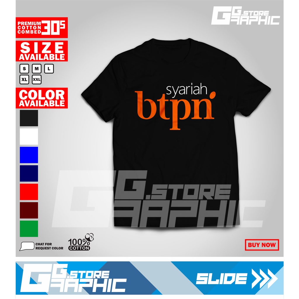 Baju kaos BTPN SYARIAH