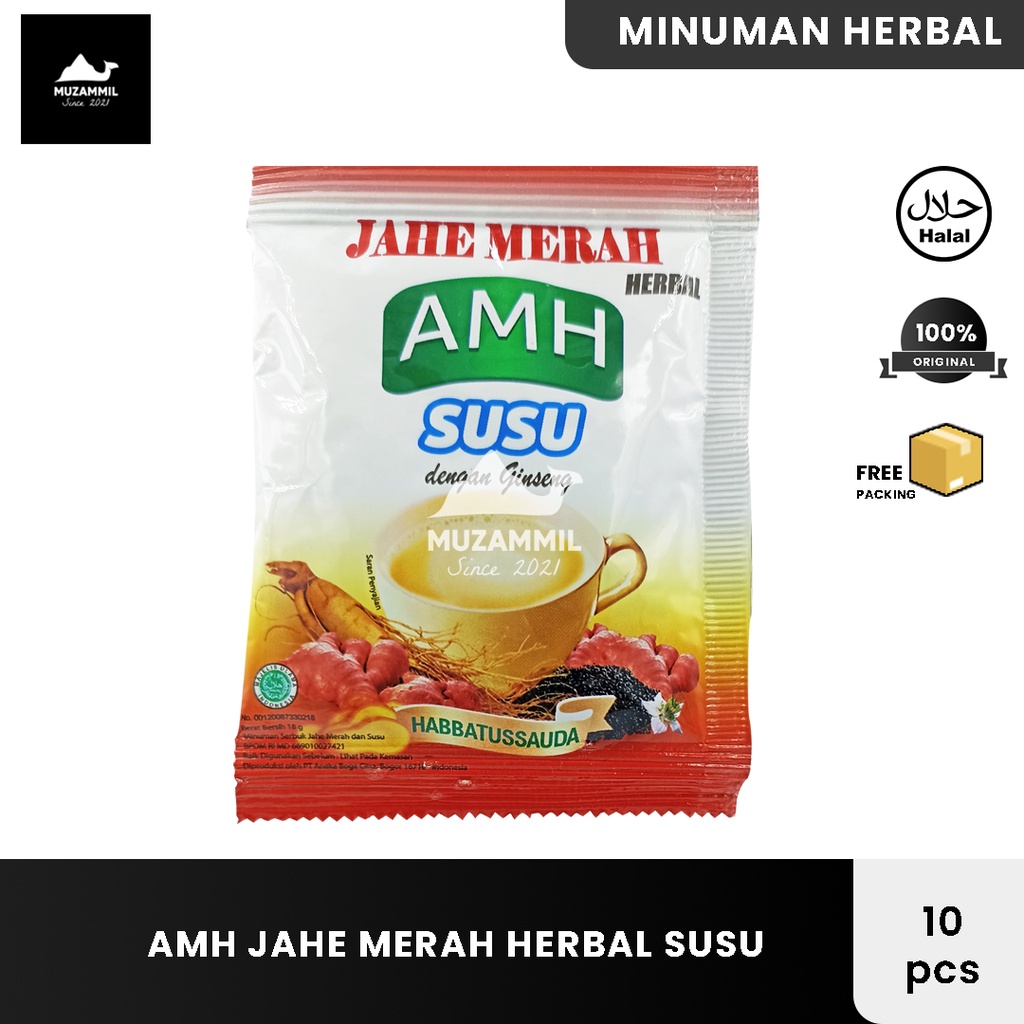 

AMH SUSU Jahe Merah Plus Ginseng Isi 10