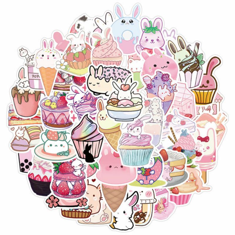 

Stiker Pack Kelinci Style 260118- Stiker Aesthetic Keren Imut Laptop, Aksesoris Hp, Anti Air, Motif, Helm, Tumbler, Koper, Kulkas