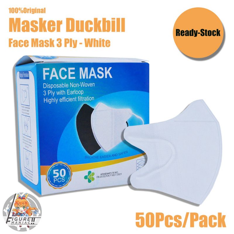 Masker duckbil Alkindo 4ply 50pcs