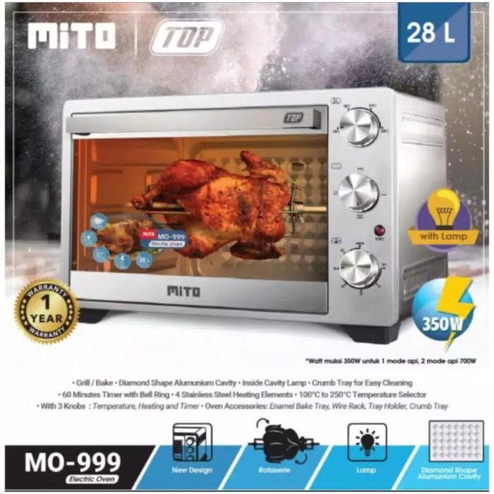 Oven Oven Listrik Mito Mo999 - Oven Low Watt [Garansi Resmi]