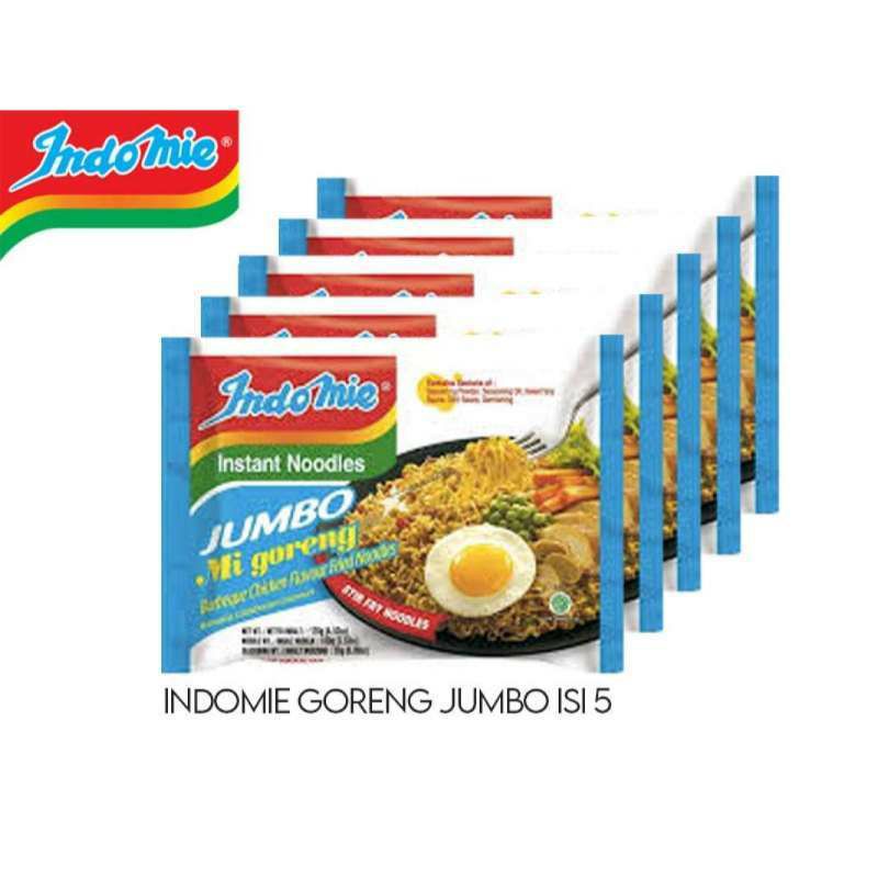 

Indomie Goreng JUMBO Rasa Ayam Panggang Per 5 pcs