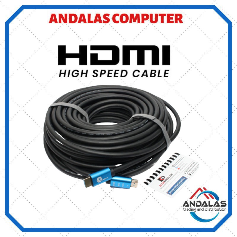 KABEL HDMI HDTV 10M 15M 4K VERSI 2.0 V2 HIGH SPEED CABLE