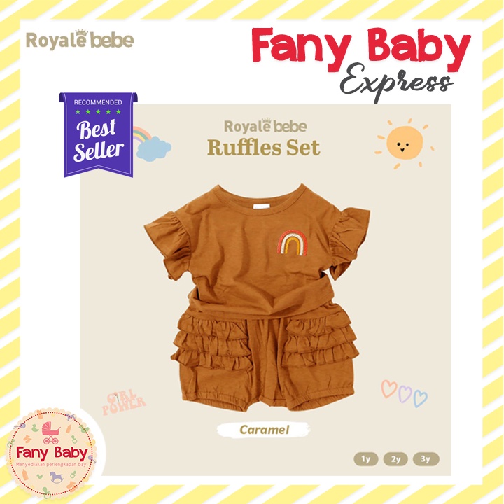 ROYALE BEBE RUFFLES SET