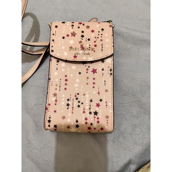 Kate spade flap phone crossbody twinkle printed (Preloved)