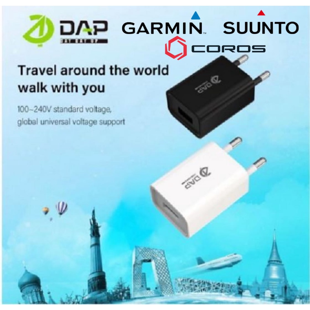 Kepala Batok charger USB untuk Garmin Suunto