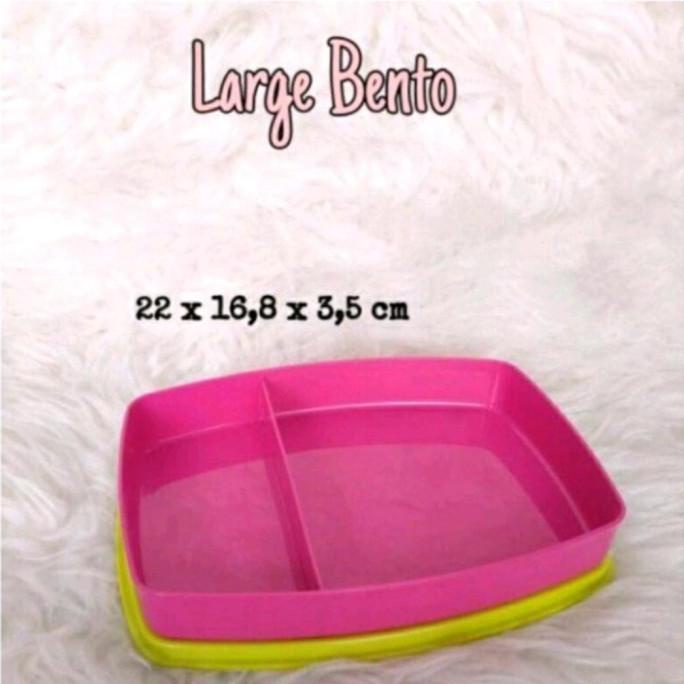Sale Terlaris Tupperware Large Bento Wadah Bekal Lunch Box - Paling Diminati