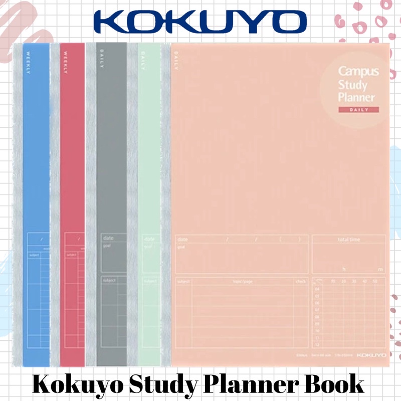 Kokuyo Study Planner Notebook B5