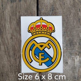 Jual Stiker cutting sticker klub real madrid bola kaca motor mobil helm