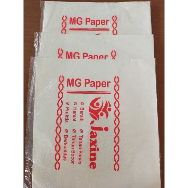

KERTAS NASI PUTIH KFC / KERTAS KEBAB / KERTAS BURGER / KERTAS PEMBUNGKUS MAKANAN