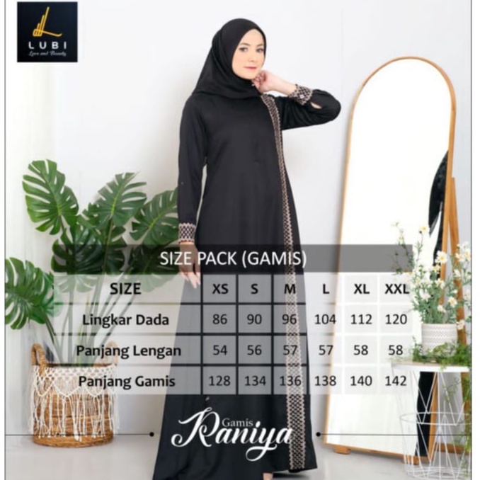 Gamis Abaya Raniya Ori By Lubi