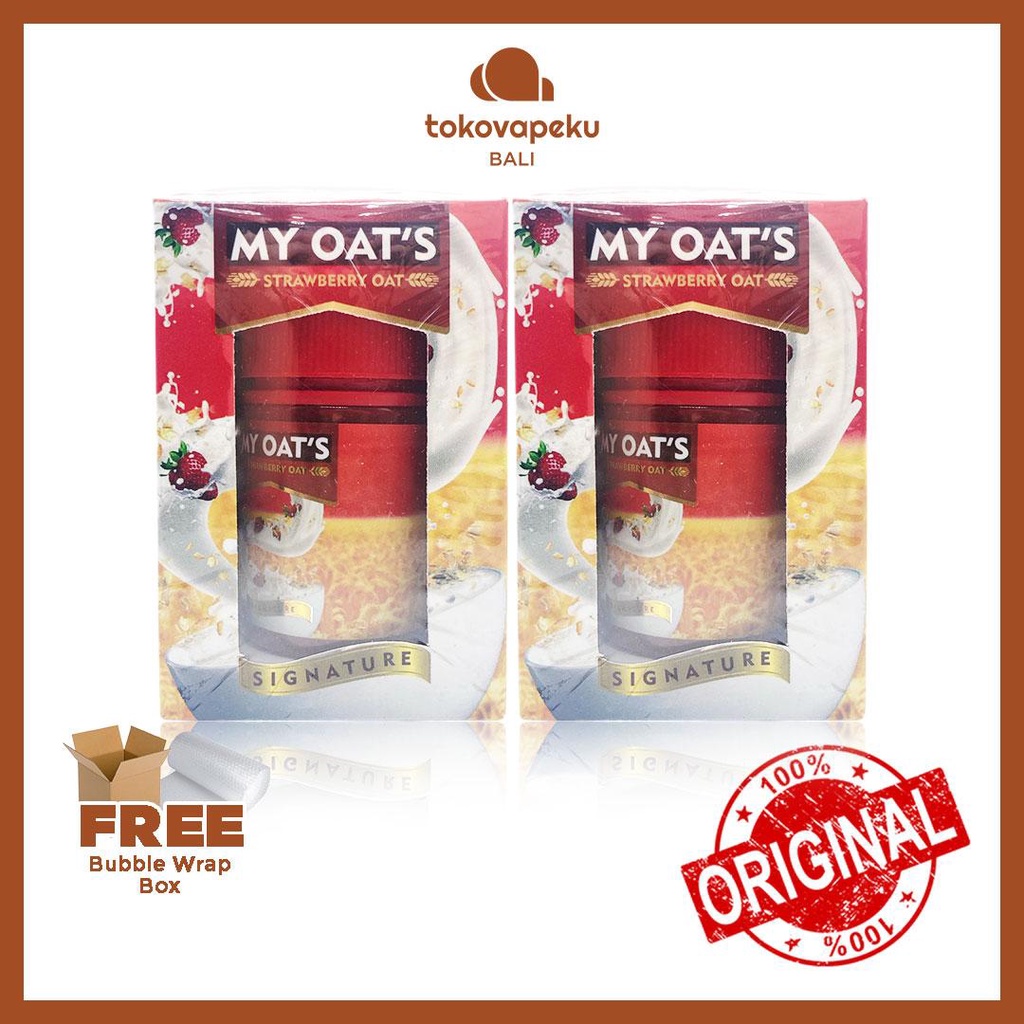 MY OATS STRAWBERRY MY OAT'S 60ML AUTHENTIC by VAPORKING X IDJ