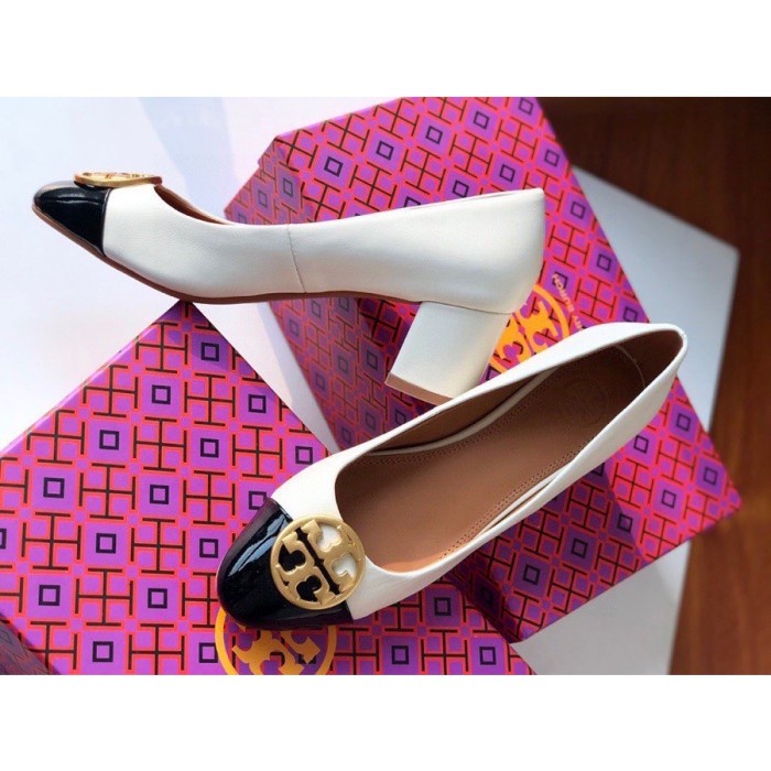 Original TB Women's shoes leather shoes fashion shoes high heels