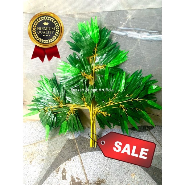 Terlaris Daun bambu artifical hiasan - daun artificial hiasan - daun bambu plastik - daun dekorasi