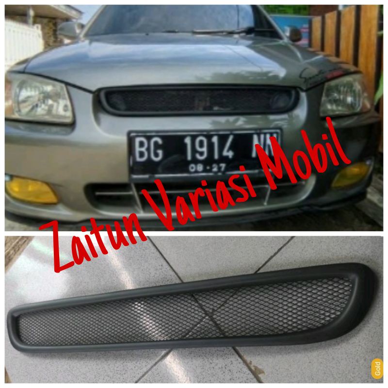 Grill hyundai accent verna 2001 2002 2003 model jaring custom Gril