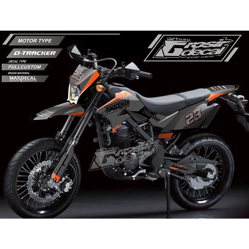 Decal Stiker KLX Dtracker 150 New Decal Sticker Dtracker New Fullbody