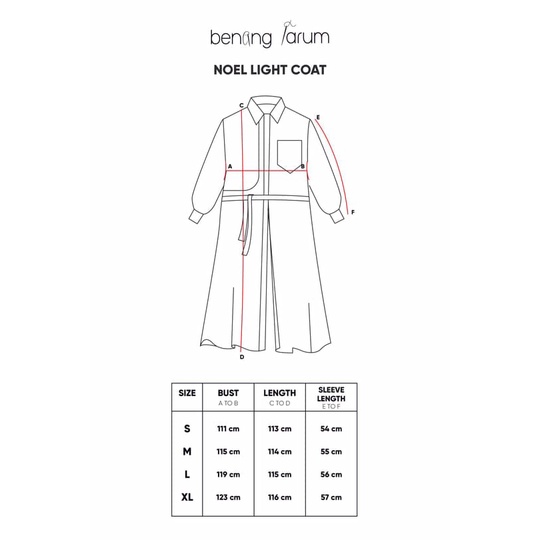 NOEL LIGHT COAT - BENANG JARUM
