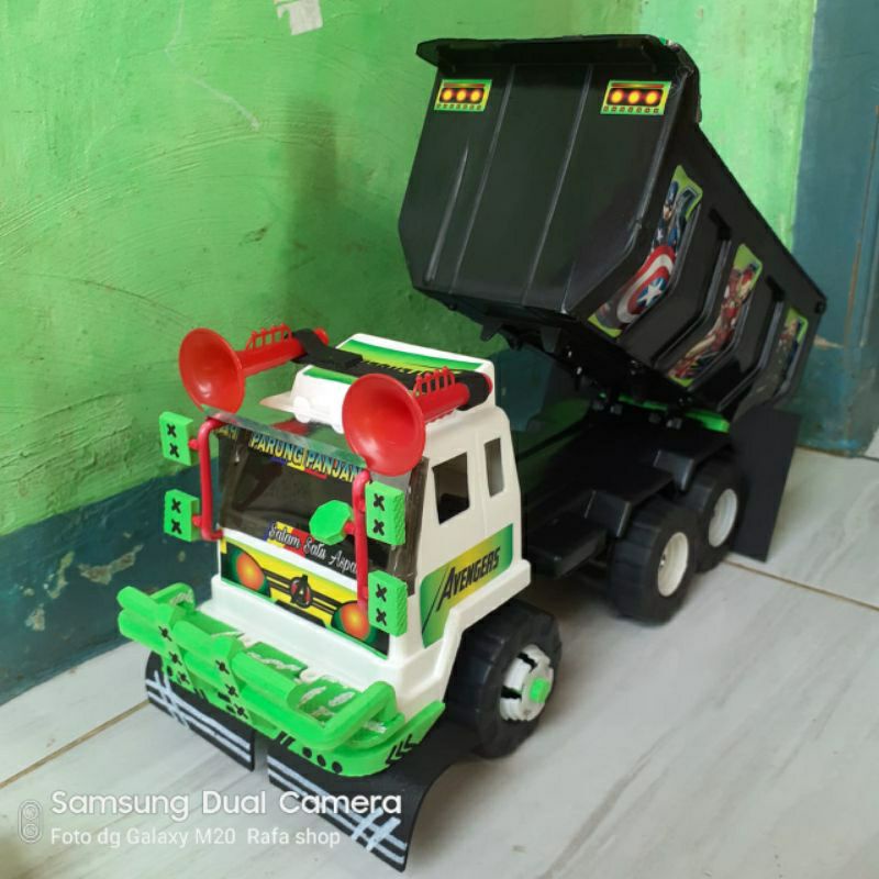 [COD] Truk Modifikasi Mobil plastik Truck Mainan Truk pasir TTP02 Avenger