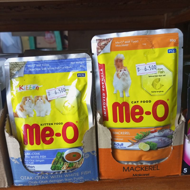 meo pouch 80gr/Makanan Kucing/Pakan Kucing Murah Meriah/Makanan Basah