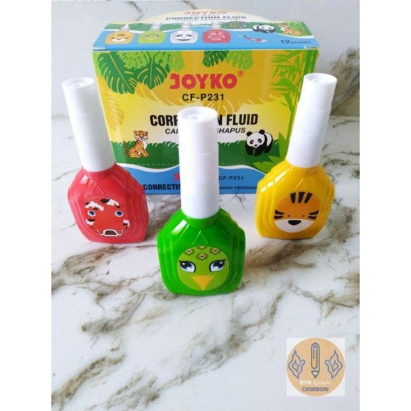 

Correction Fluid / Tipe - x Cair Joyko P - 231 / (1box/12pcs)