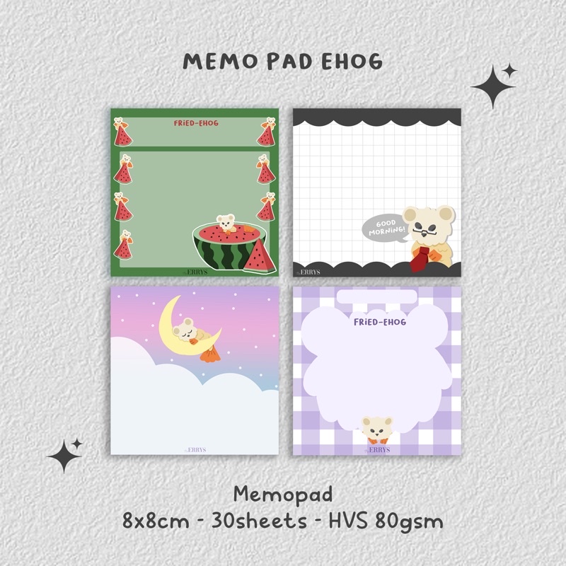 

Memo Pad Ehog