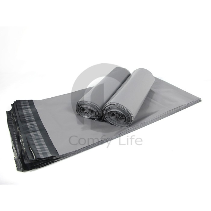 

28 x 40cm Polymailer Polybag Kantong Amplop Plastik Packing (Isi 100) - Lightgrey Gloss
