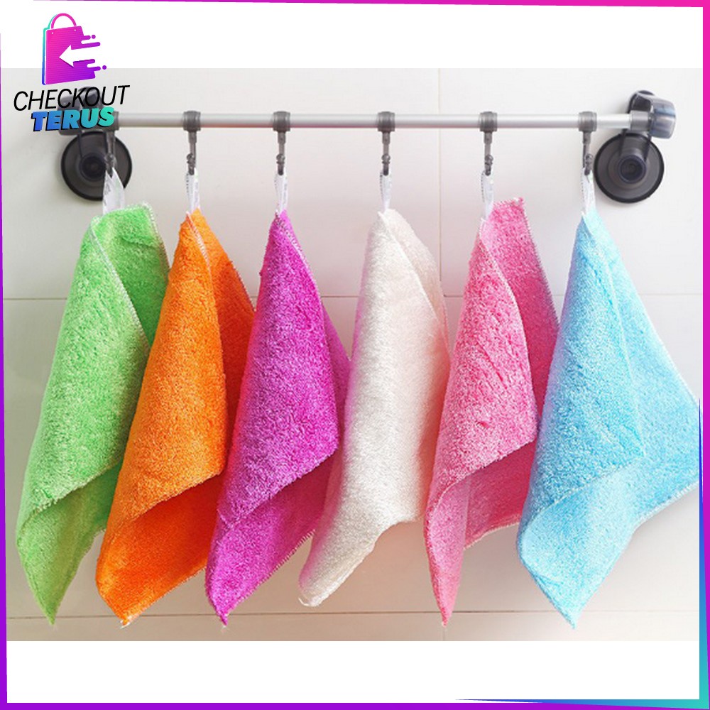 CT C100 Kain Lap Microfiber Kain Handuk Towel Kain Lap Dapur Serbaguna Kain Lap Piring Kain Lap Serbet