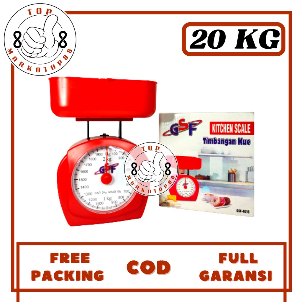 TIMBANGAN KUE ANALOG 5 KG GSF 4016 TIMBANGAN BERAT KUE KOPI BERAS MAKANAN KUE TIMBANGAN ANALOG JARUM