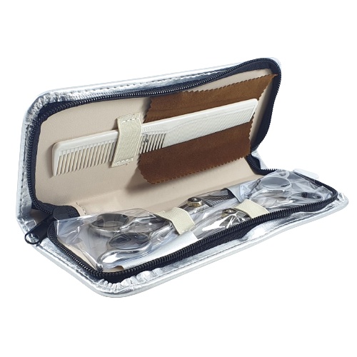 Gunting Rambut 1 Set Sasak Lurus Zig Zag Stainless Steel Biutte.co Sisir Grooming Trimming Salon Profesional Penipis Zik Zak Gerigi Flat