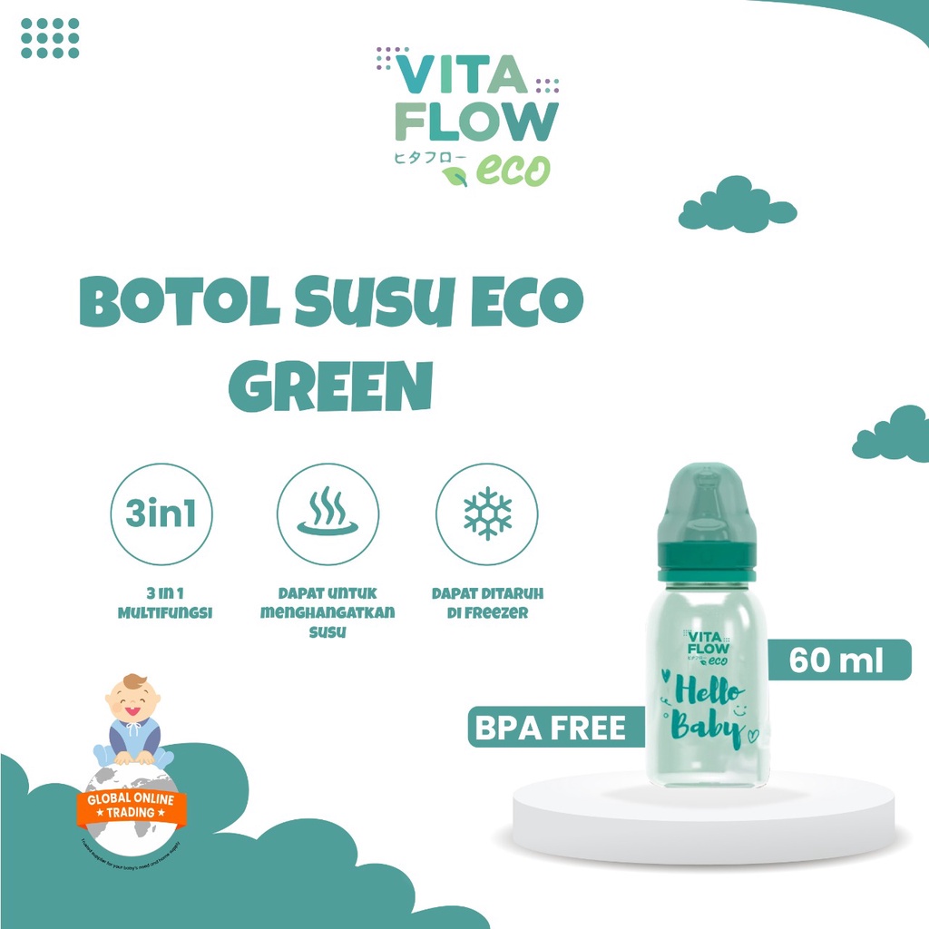 Vitaflow Botol Susu Bayi BPA Free