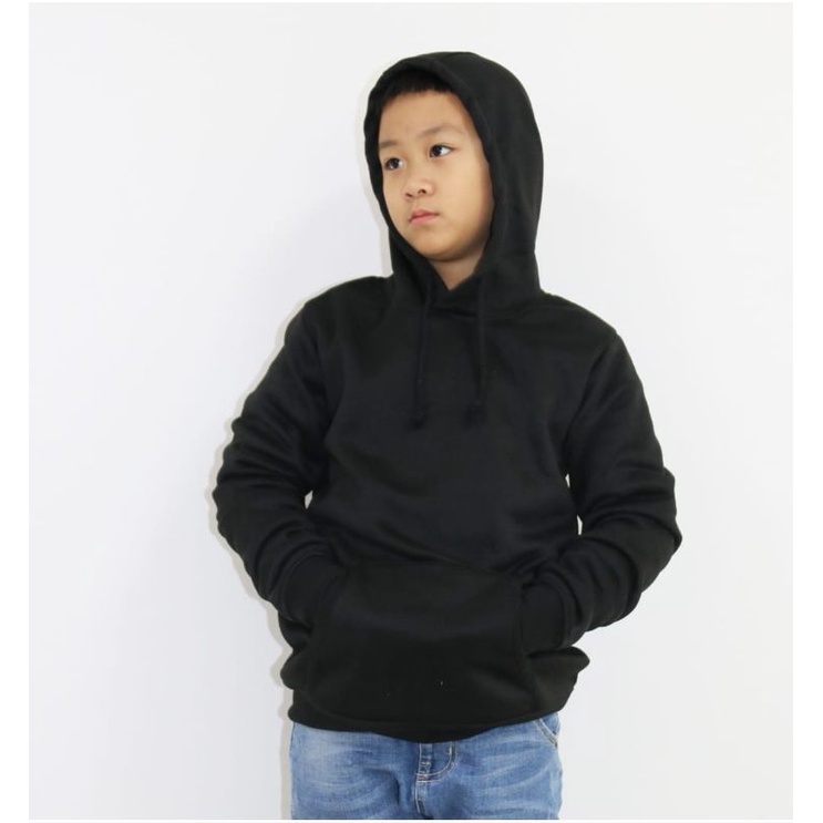 Sweater Hoodie Anak  Hoodie Grafis Flecee Tebal-Hoodie Polos Anak