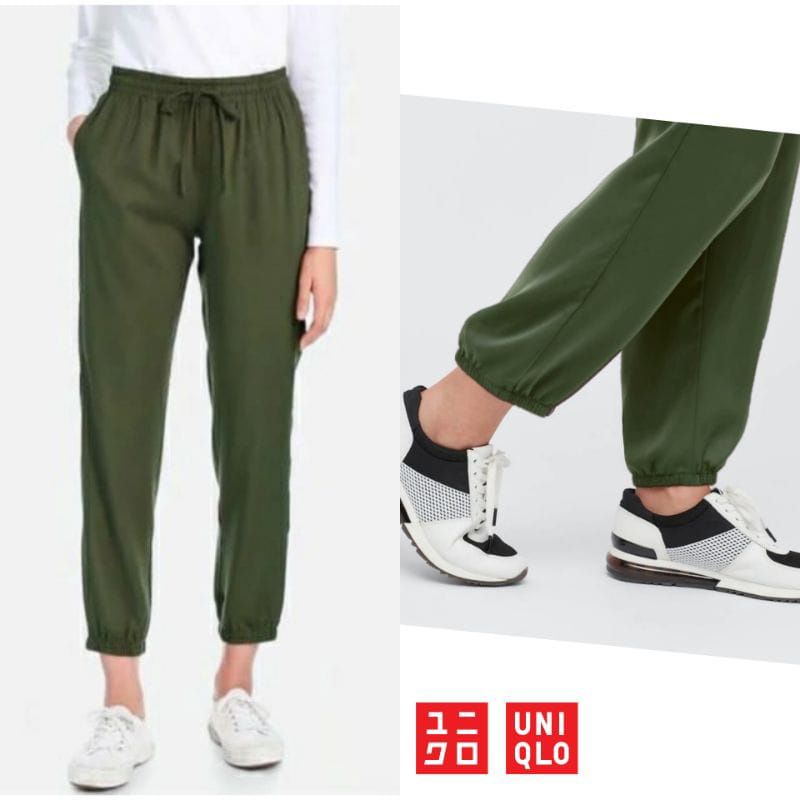 Celana Wanita Jogger UNIQLO // Celana Sehari-hari Original Branded