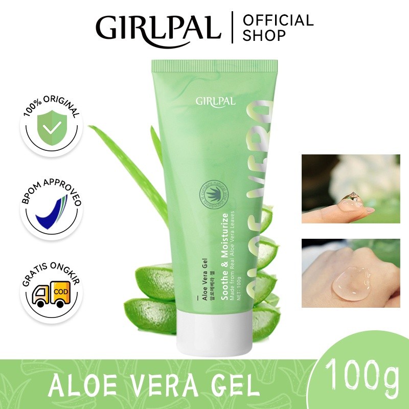 Jual GIRLPAL Aloe Vera Gel 100g Soothing & Moisture ( Wajah & Body