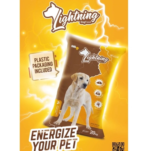 Lightning Dog Food 20KG Makanan Anjing Starry Khusus Gojek